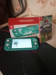 Nintendo Switch Lite Turquoise + Игра Pokemon Arceus