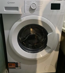 Пральна машина Indesit фронтальна, 6кг, 1000, A+++, 44.6см, дисплей, пара, інвертор, білий фото от покупателей 10