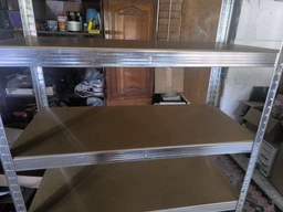 Стеллаж 4P StrongShelf 180Х90X40 см оцинкованный, равномерная нагрузка 175кг/полка, общая нагрузка до 875кг фото от покупателей 7