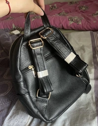 Рюкзак женский с натуральной кожи 4.5 л Laras K10172bl Черный (ROZ6400175044)