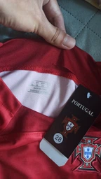 Детская футбольная форма Португалия 25/26 Ronaldo №7 (длинный рукав + шорты), размер 26( рост 135–145 см.) фото от покупателей 2