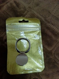 Тримач для телефону PopSockets з кільцем металевий золотистий фото від покупців 2