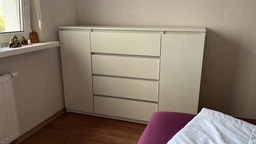 Большой комод Венге магия / Дуб крафт белый 1392 х 376 х 950 h Брайт ДСП Мастер Форм 20091 (телескопические направляющие) фото от покупателей 5