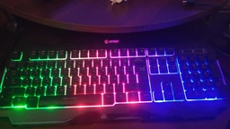 Клавіатура MSI FORGE GK100 RGB Black (S11-04UA221-HH9)