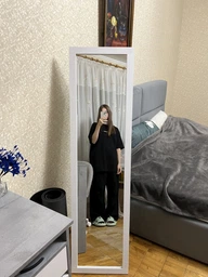 Зеркало напольное Фацет Insingl XS Белое 150*39 см. ISXSW фото от покупателей 1