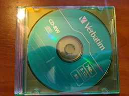 Verbatim CD-RW 700 MB 12x Slim 5 шт Color (43167) фото від покупців 4
