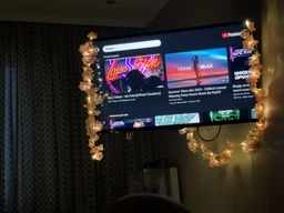 Искуственные цветы с LED подсветкой, светодиодная гирлянда листья сакуры 2м FLO589-P фото от покупателей 4