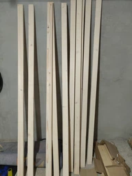Лавочный скамеечный брус деревянный 35*60*1500 мм, ель