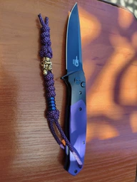 Ніж Складаний BESTECH SWORDFISH BG62C Black and Purple G10