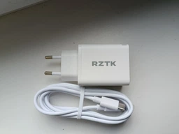 Зарядний пристрій RZTK GaN2 65W 2 USB-C (PD3.0) + кабель USB-C 100W Black фото від покупців 12