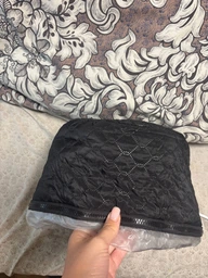 Електрична термошапка Wenan "Premium Black Thermal Cap" сушуар шапка для масок, фарбування, ламінування, доглядових салонних процедур та лікування волосся вдома, 2 режими від 45 до 60 градусів, колір чорний (220 Вт / Євровилка) фото від покупців 9