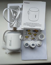 Насос Baseus Pocketgo Portable Air Pump Stellar (C11157700221-00) білий