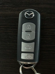 Корпус смарт ключа на чотири кнопки для Mazda CX3 CX5 CX9 3 6 AdlerKey (61-80) з лезом та логотипом (для реставрації відновлення ключа, корпус з лезом, болванка, деталь, запчастина для Mazda)