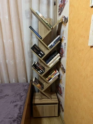 Стелаж для книжок "Дерево" 400х280х1645, Тахо фото от покупателей 1