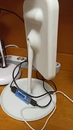 Зеркало для макияжа прямоугольное с 3 режимами LED подсветки на аккумуляторе белое (GS-66011)