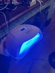 Лампа для маникюра Nail Lamp SUN X Plus 120W для покрытия ногтей гель лаком, гелем UV/LED White фото от покупателей 6