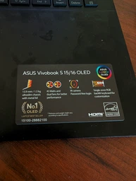 Ноутбук ASUS Vivobook S 15 OLED M5506NA-MA014 (90NB14D2-M000P0) Neutral Black / 15.6" OLED 3K 120 Гц / AMD Ryzen 5 7535HS / RAM 16 ГБ / SSD 512 ГБ фото від покупців 11