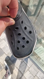 Сабо Crocs Bayaband Clog Stucco / Bright Cobalt M8W10-41-26.5 см 205089 фото от покупателей 2