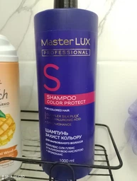 Набор Master Lux Color Protect защита цвета для окрашеных волос шампунь 1л + бальзам 1л фото от покупателей 2