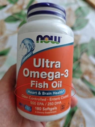 Жирные кислоты Now Foods Ultra Omega-3 180 капсул фото от покупателей 8