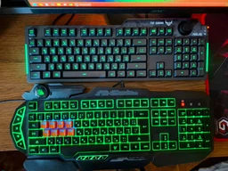 Ігрова клавіатура дротова ASUS TUF Gaming K1 USB UA Black фото від покупців 5