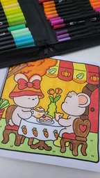 Набір акварельних маркерів двосторонні, 100 шт Brush Pens фломастери на водній основі в кейсі фото від покупців 5