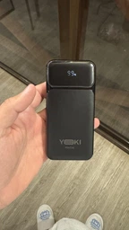 Повербанк 10000 mAh 22.5W powerbank Yoki MaxCap с LED-дисплеем и быстрой зарядкой PD/QC с кабелем Type-C портативная батарея павербанк для телефона apple айфона iphone самсунг samsung роутера планшета универсальный портативный пауэрбанк фото от покупателей 3
