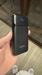 Повербанк 10000 mAh 22.5W powerbank Yoki MaxCap с LED-дисплеем и быстрой зарядкой PD/QC с кабелем Type-C портативная батарея павербанк для телефона apple айфона iphone самсунг samsung роутера планшета универсальный портативный пауэрбанк фото от покупателей 4