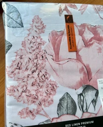 Комплект постельного белья MirSon Двуспальный 175х210 см 17-0726 Peony Whisper Бязь (2200010772074) фото от покупателей 6