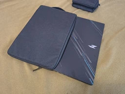 Чехол-сумка с ручкой для ноутбука Asus | HP | Dell | Lenovo| Acer 15.6" / 16" / 17" с сумочкой для зарядки, мышки и телефона Чёрный фото от покупателей 7