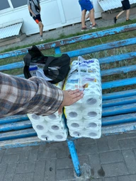 Туалетная бумага Диво Premio Waterlily с зеленым прокрасом 3 слоя 32 рулона (4820003837757)