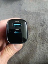Сетевое ЗУ Gembird TA-UC-PDQC30LCD-BK-01, 1 USB-A (QC3.0 18W) + 1 Type-C (PD20W), LCD, черный фото от покупателей 2