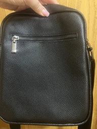Сумка планшет через плечо мужская из натуральной кожи Laras K10265-3bl Черная (ROZ6501055619) фото от покупателей 2