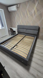 Ліжко EdinburghDesign Rosto 93 Standart 120x200 сірий фото від покупців 1