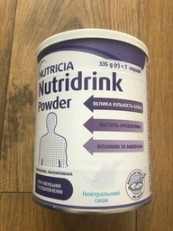 Ентеральне харчування Nutricia Nutridrink Powder Neutral з нейтральним смаком з високим вмістом білка та енергії 335 г (4008976681441) фото від покупців 1