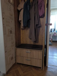 Тумба для взуття Стілець в прихожу Меблі-Сервіс Комфорт 1 дуб самоа фото від покупців 1