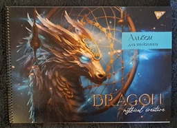 Набор альбомов для рисования Yes Mystical animals А4 40 листов на спирали х 3 шт (4823092282576)