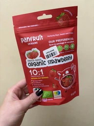 Клубника сублимированная Panfruit Органическая Целая 15 г (4820195680681) фото от покупателей 4