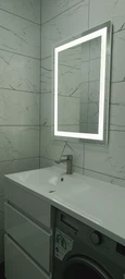 Зеркало с LED подсветкой SR-002 (600х800мм) фото от покупателей 7