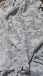 Набір рушників Maison D'or Sanda Jacquard Blue махрові 50-100 см, 85-150 см індиго фото від покупців 2
