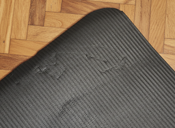 Килимок для йоги EasyFit NBR HIGH-Density 10 мм чорний (йогамат зі спіненого каучуку для фітнесу та пілатесу, мат-каремат спортивний) EF-NK10BK фото від покупців 15
