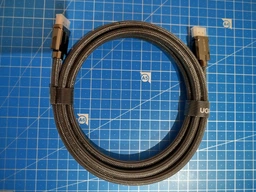 Кабель 8K HDMI 2.1 UGREEN HD135 Dolby Vision, eARC, VRR, QMS, QFT, 3D visual effect, HDR 8K 60Гц, 4K@120 Гц 48Gbps Zinc Alloy Shell Braided 1.5m Gray (70320) фото від покупців 6