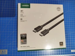 Кабель 8K HDMI 2.1 UGREEN HD135 Dolby Vision, eARC, VRR, QMS, QFT, 3D visual effect, HDR 8K 60Гц, 4K@120 Гц 48Gbps Zinc Alloy Shell Braided 1.5m Gray (70320) фото від покупців 2