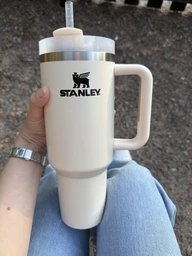Термокружка Stanley 1,18 л белая нержавеющая сталь двойная вакуумная изоляция