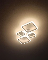 Люстра светодиодная потолочная LUMINARIA OVAL 80W 4S RC 725/423 WHITE 220V IP20, LED светильник с пультом ДУ фото от покупателей 10