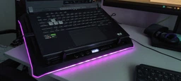 Охлаждающая подставка для ноутбука Dyxon MEGAFREEZE 18 Gaming Pro RGB Illumination Black (DXNMGFGP18B) фото от покупателей 11