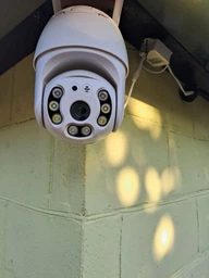 Камера видеонаблюдения от WIFI Smart Camera, внешняя беспроводная камера с управлением из приложения ICsee, уличная поворотная IP-камера со звуком, датчиком движения, ночным видением для дома, дачи, офиса, магазина Белая SCWY-2-White фото от покупателей 3