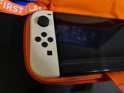 Сумка чехол для переноски приставки Nintendo Switch кейс Fungoofun для консоли и аксессуаров на 1 отделение,синяя F519_1_orange