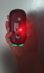 Миша комп'ютерна бездротова XTRIKE ME GW-113 | 2.4G/BT, 3200dpi | із RGB підсвіткою фото від покупців 2