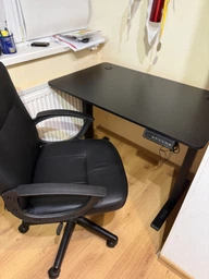 Стіл з електро-регулюванням висоти 100 X 60 см Flexi Desk Black Matte 27881 фото від покупців 3